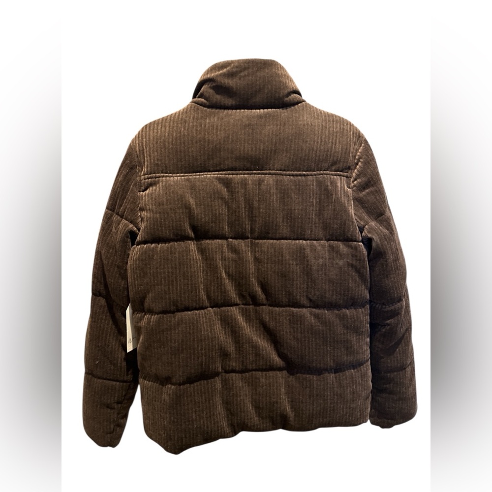 Wonderly Women’s S Brown Corduroy Puffer Jacket NWT Belk - Picture 2 of 7
